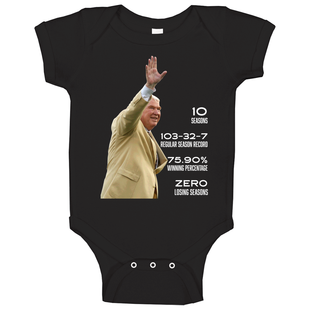 John Madden Football Coach Legend Tribute Sports Fan Baby One Piece