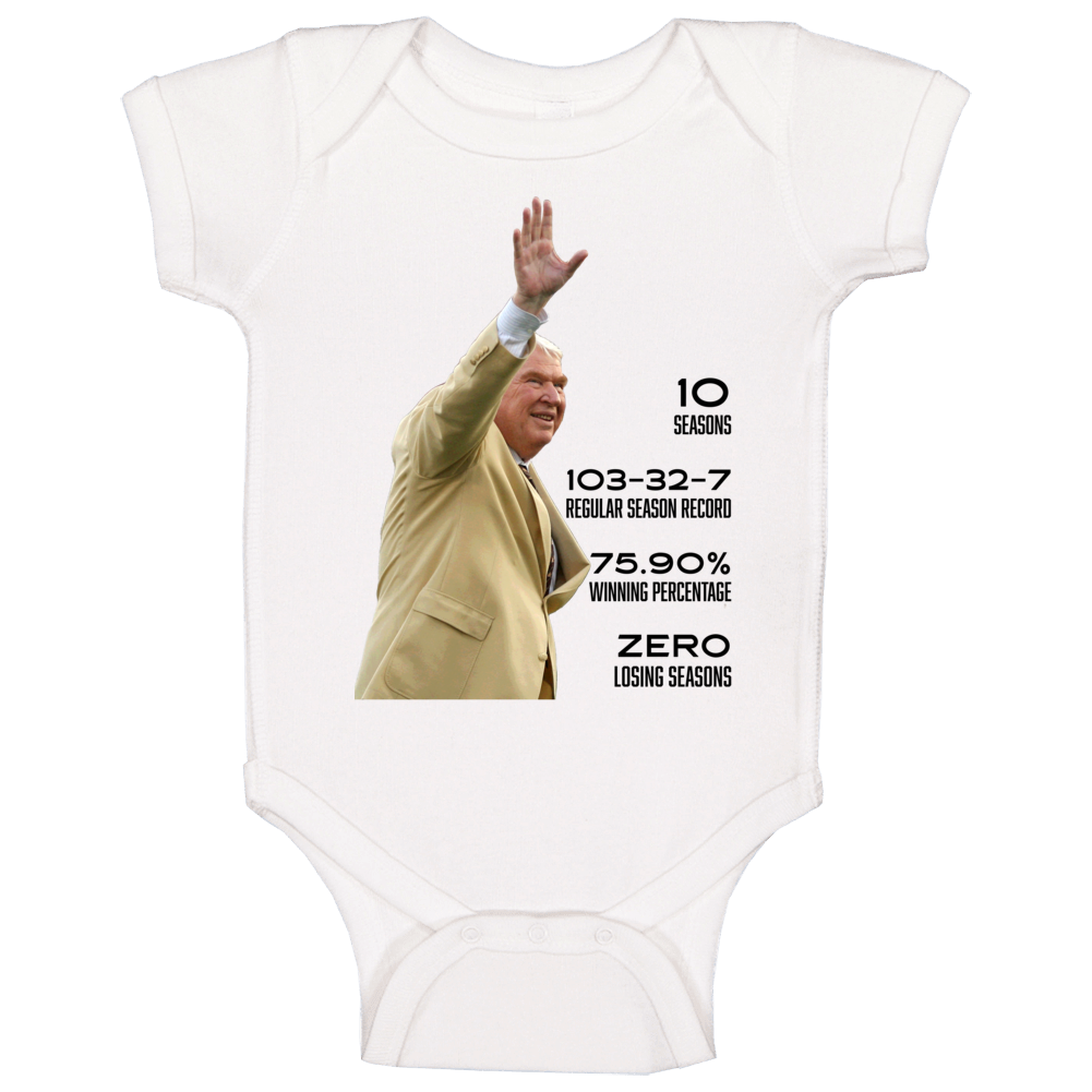 John Madden Football Coach Legend Tribute Fan Baby One Piece