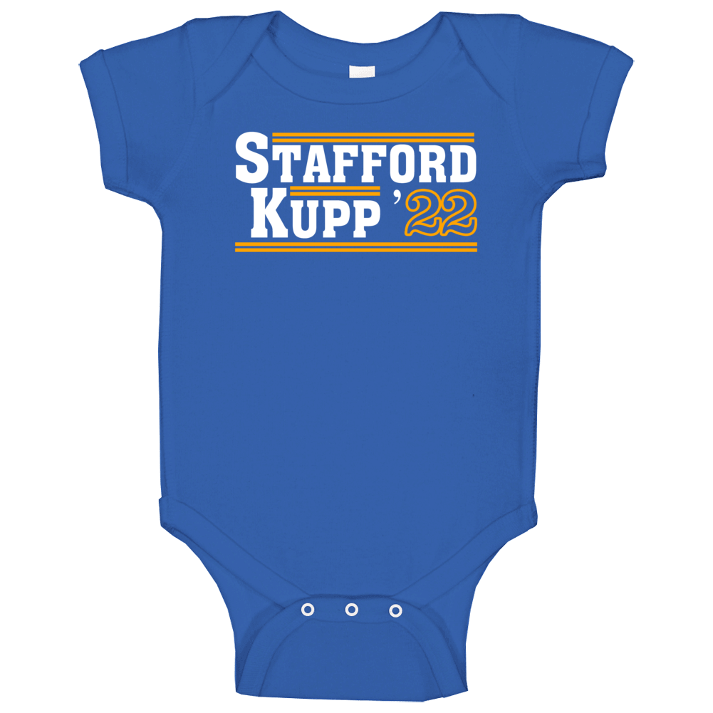 Matthew Stafford Kupp Los Angeles Football 22 Fan Baby One Piece