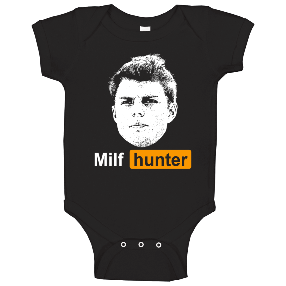 Zach Wilson Milf Hunter Parody New York Football Fan Baby One Piece