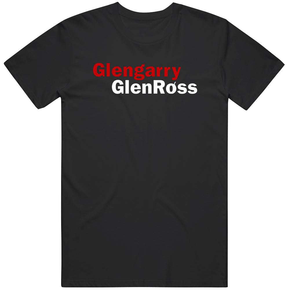 Glengarry Glenross Movie Title Retro 90s Movie Cover  Fan T Shirt
