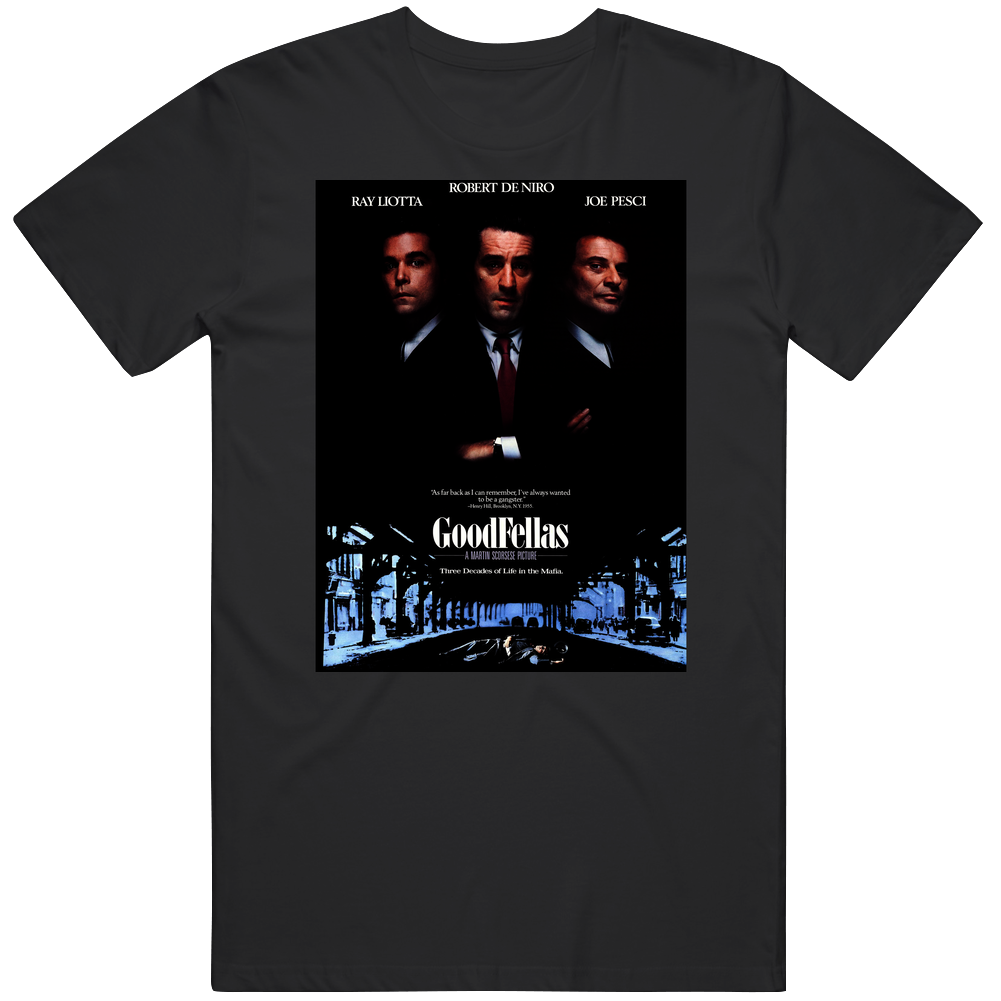 Goodfellas Retro 90s Movie  Fan T Shirt