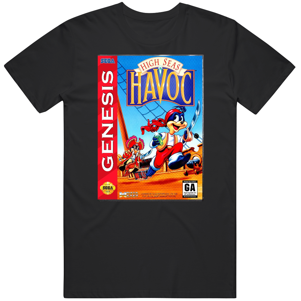 High Seas Havoc Sega Cover Fan T Shirt