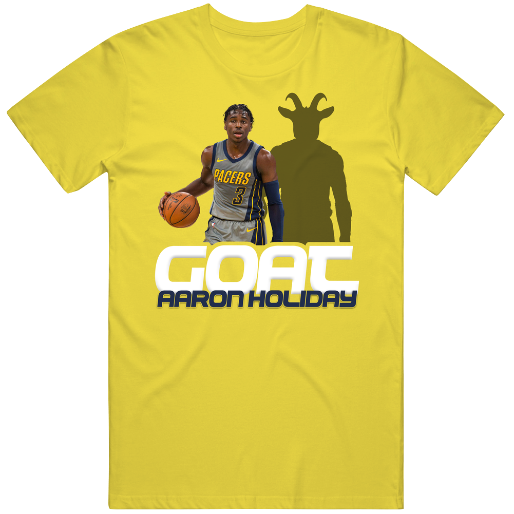 Aaron Holiday Goat Greatest Of All Time Basketball Fan T Shirt