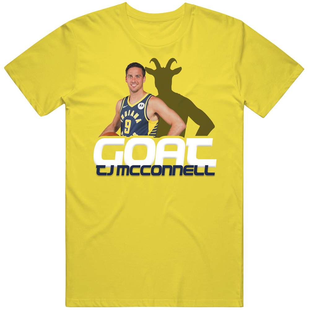 Tj Mcconnell Goat Greatest Of All Time Basketball Fan T Shirt