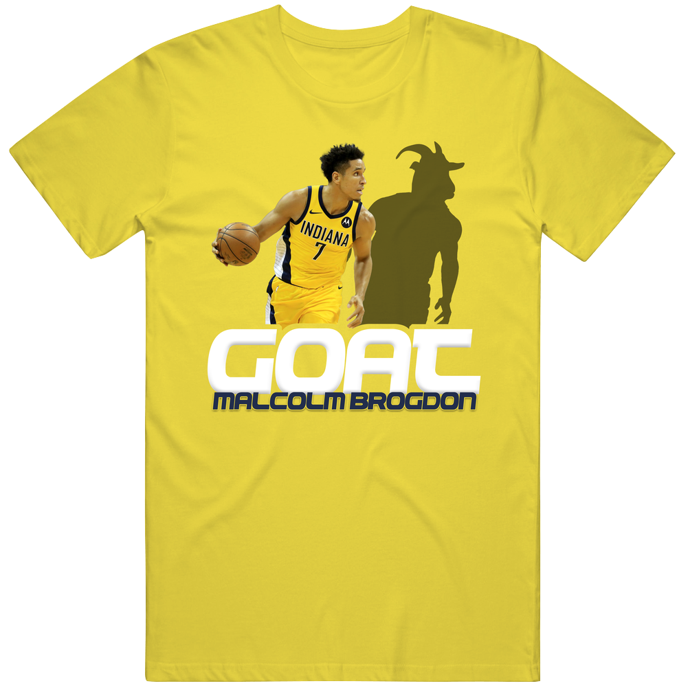 Malcolm Brogdon Goat Greatest Of All Time Basketball Fan T Shirt