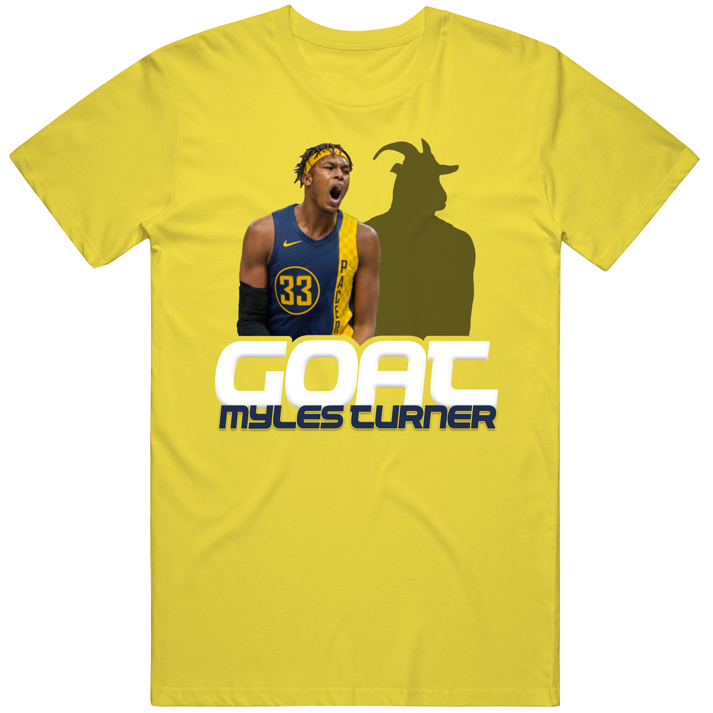 Myles Turner Goat Greatest Of All Time Basketball Fan T Shirt