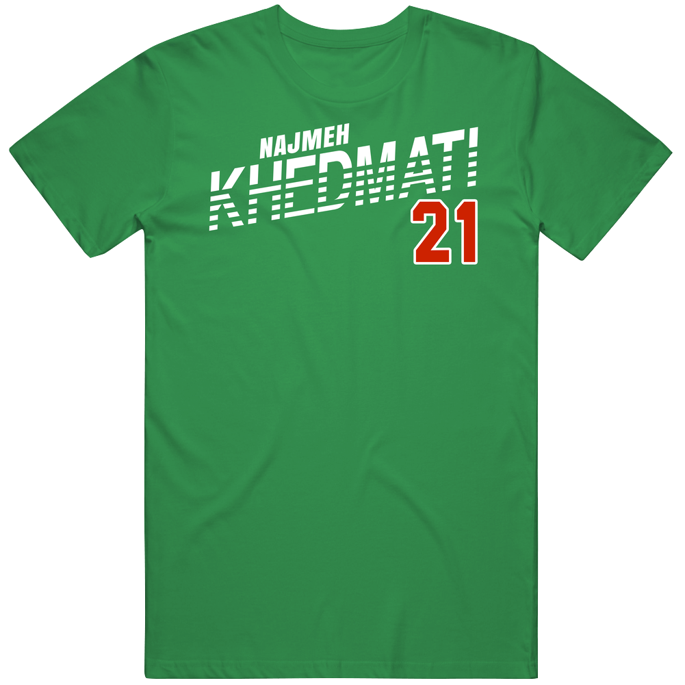 Najmeh Khedmati Iran Olympic Athlete T Shirt Najmeh Khedmati Iran Olympic Athlete T Shirt