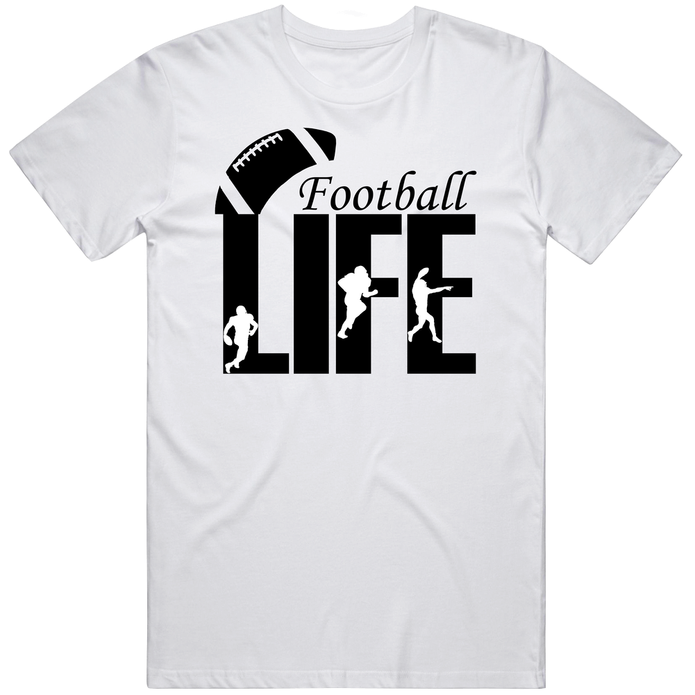 Football Life Athlete Sports Fan American Football T Shirt