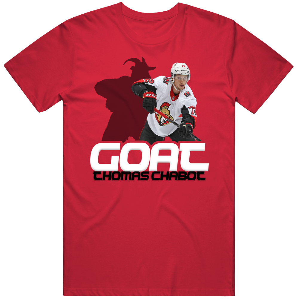 Thomas Chabot Goat Greatest Of All Time Hockey Player Fan T Shirt Thomas Chabot Goat Greatest Of All Time Hockey Player Fan T Shirt