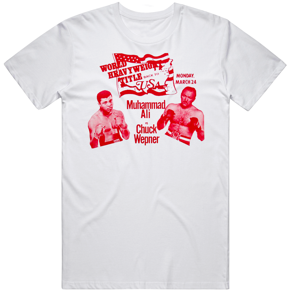 Muhammad Ali Vs Chuck Wepner Boxing Match T Shirt