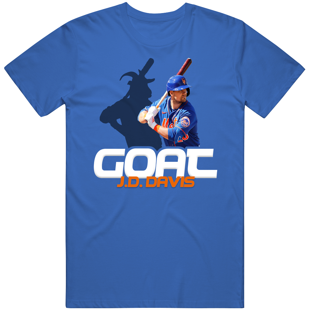 Jd Davis Goat Greatest Of All Time Baseball Player Fan T Shirt