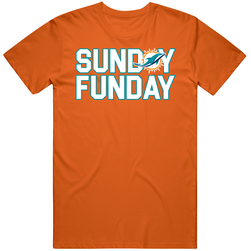 Miami Football Sunday Funday Team Division League Fan T Shirt