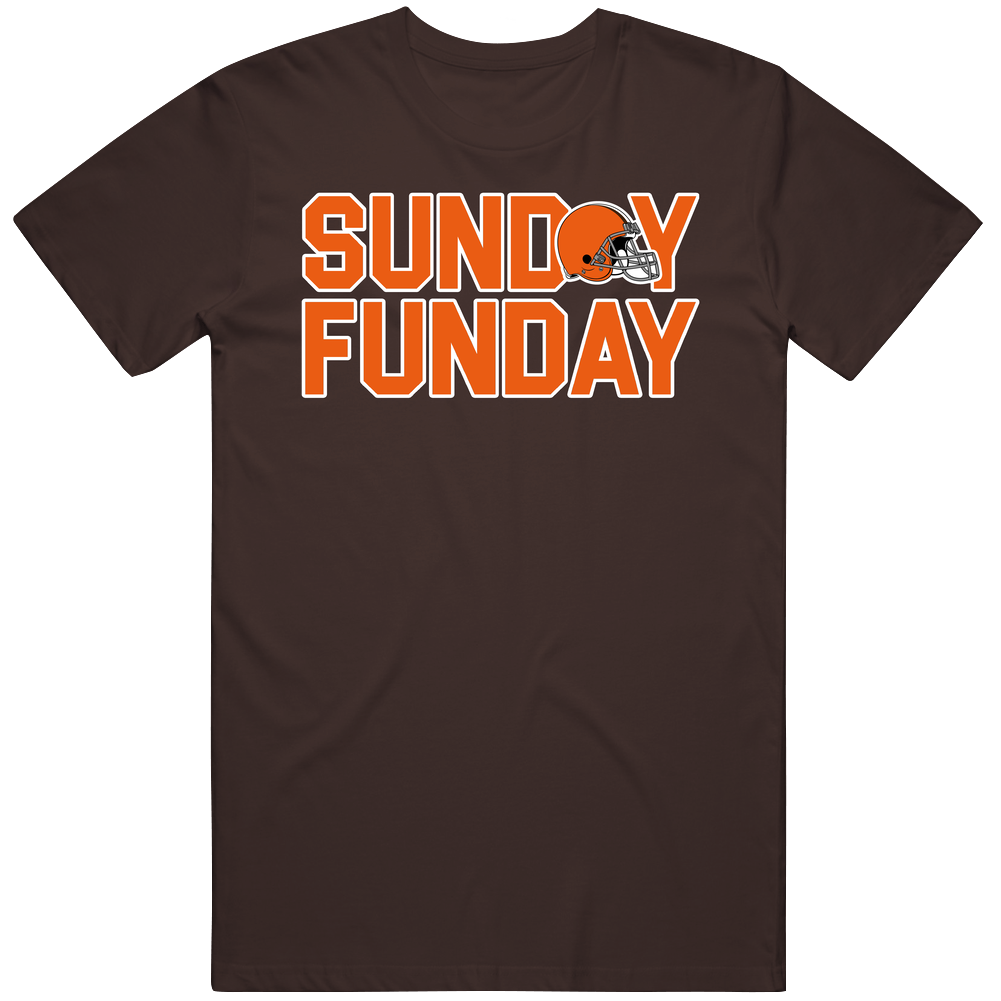 Cleveland Football Sunday Funday Team Division League Fan T Shirt