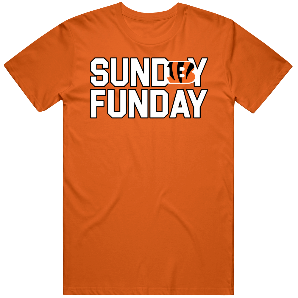 Cincinnati Football Sunday Funday Team Division League Fan T Shirt