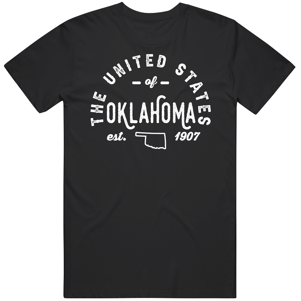 The United States Of Oklahoma Established 1907 Statehood Pride Represe The United States Of Oklahoma Established 1907 Statehood Pride Represe