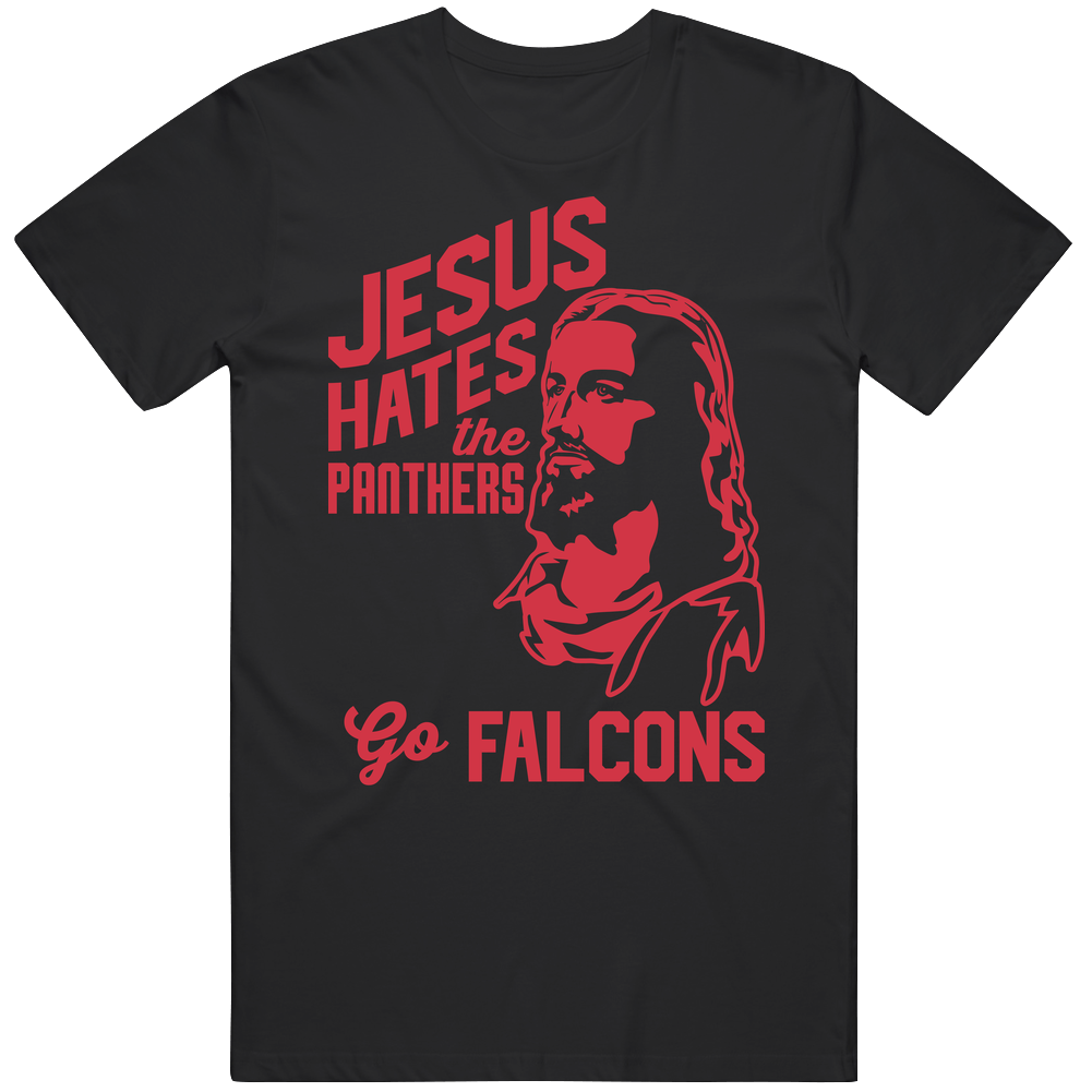 Jesus Hates Charlotte Go Atlanta Football Team Fan T Shirt