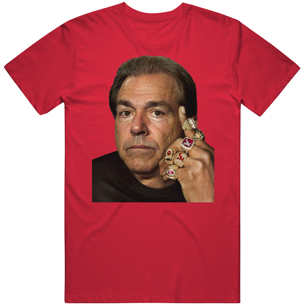 Nick Saban Football Champion Rings T Shirt