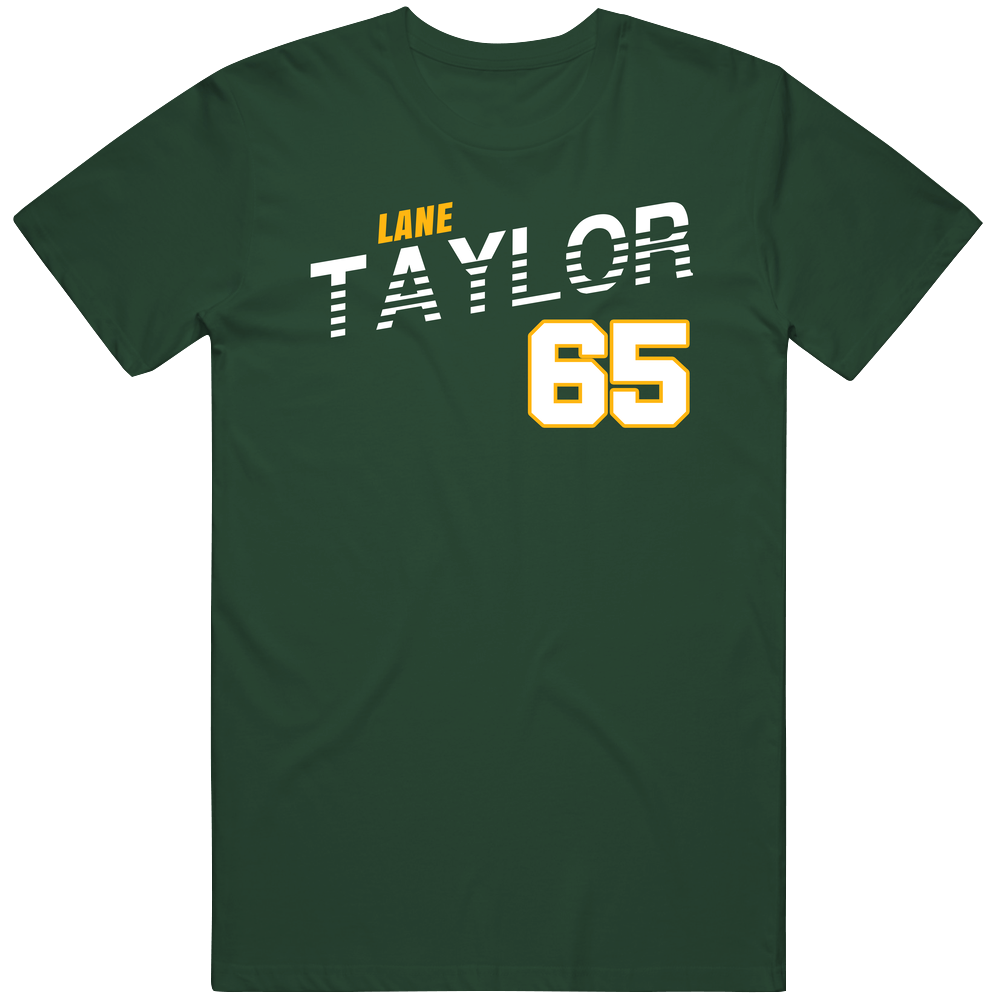 Lane Taylor 65 Favorite Player Green Bay Football Fan T Shirt