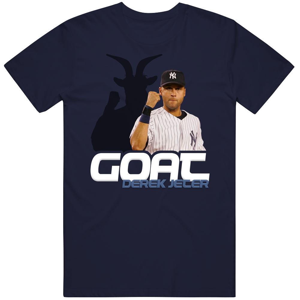 Derek Jeter Baseball Goat Greatest Of All Time Athlete T Shirt