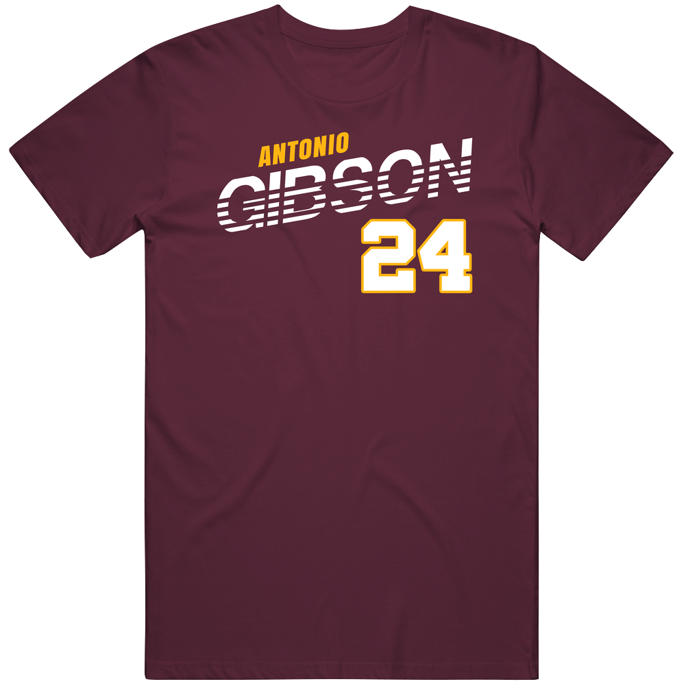 Antonio Gibson 24 Favorite Player Washington Football Fan T Shirt