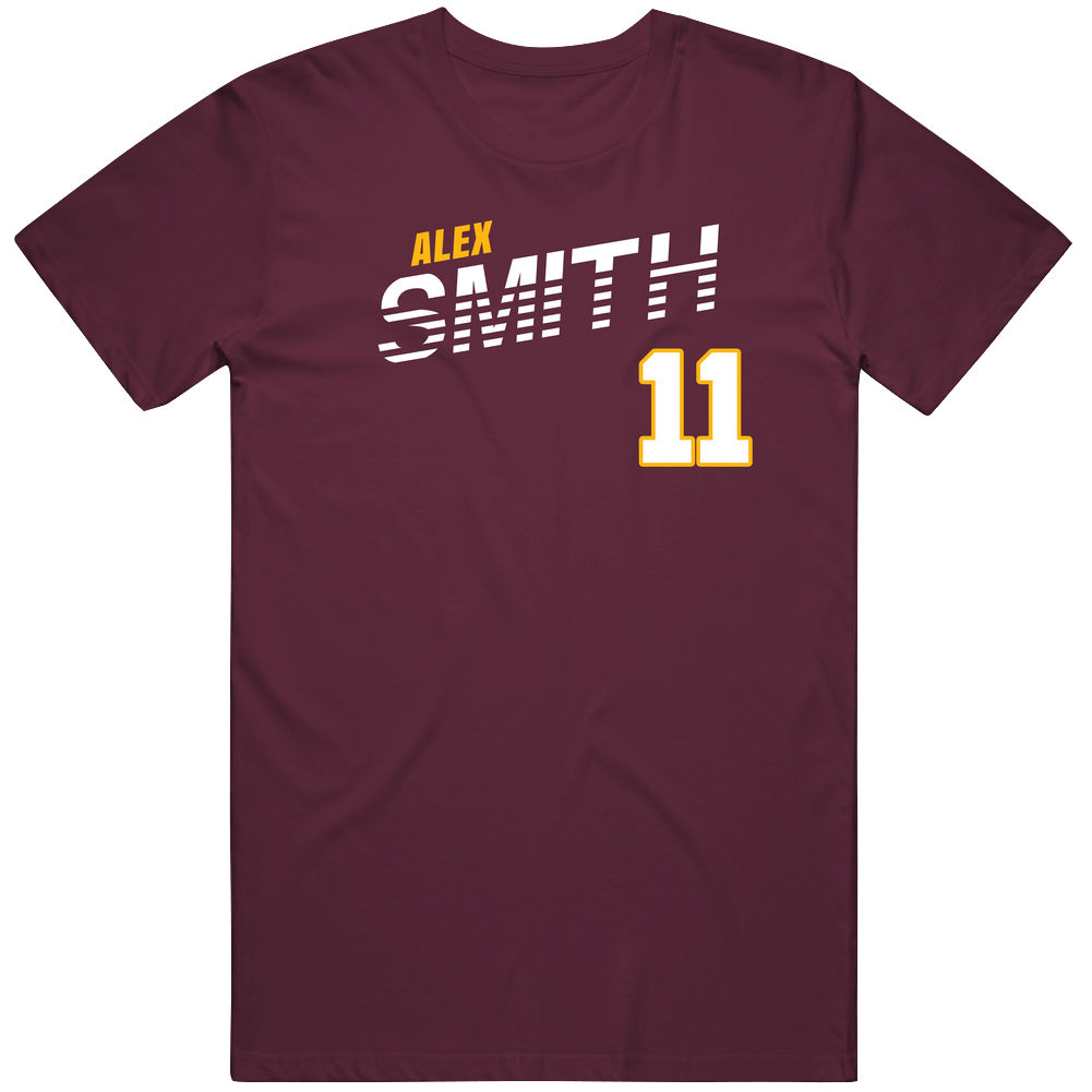 Alex Smith 11 Favorite Player Washington Football Fan T Shirt