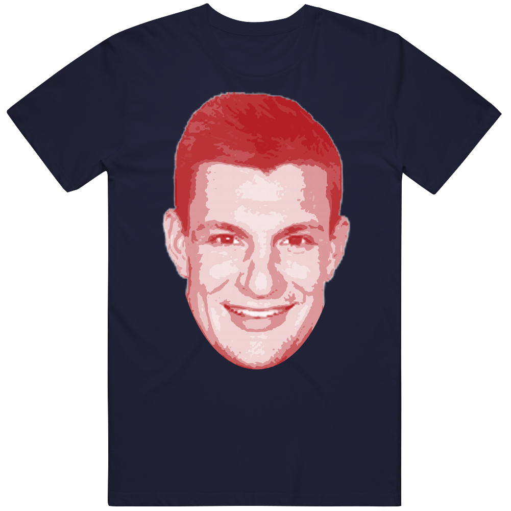 Rob Gronkowski Big Head New England Football Player Fan T Shirt
