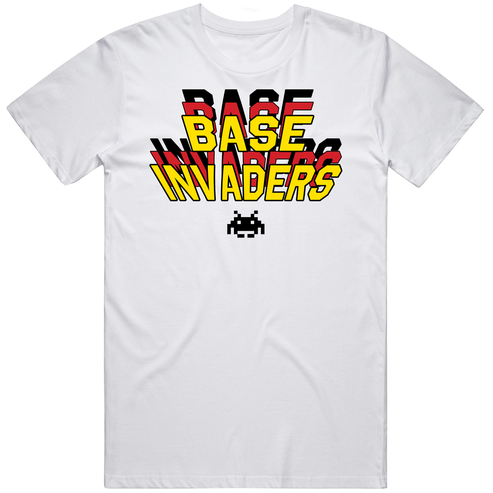 Base Invaders Funny Softball Baseball Team Jersey T Shirt