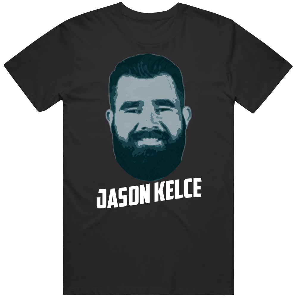Jason Kelce Face Big Head Philadelphia Football Player Fan T Shirt