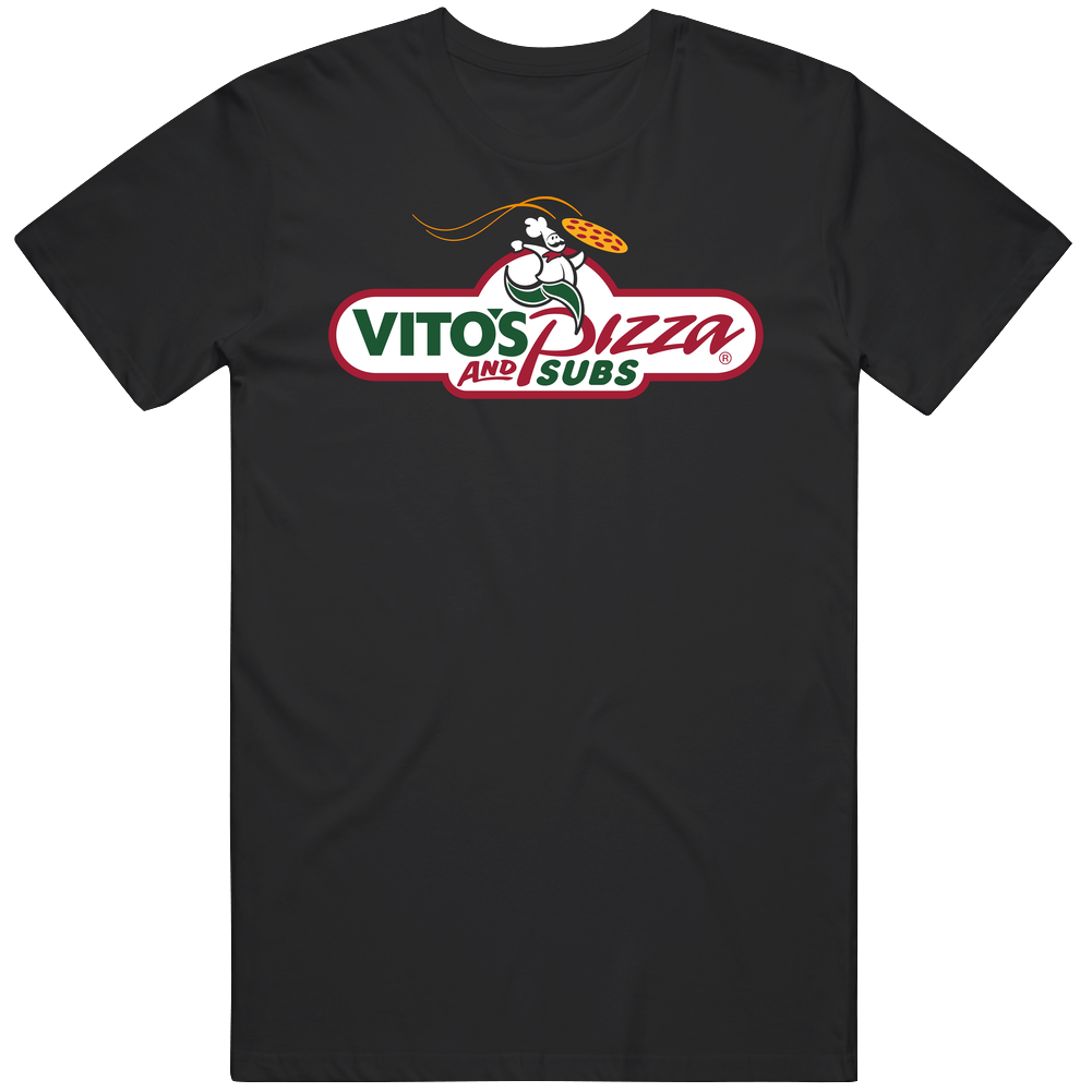 Vito's Pizza And Subs Restaurant Foodie Tour Brand Logo Fan T Shi Vito's Pizza And Subs Restaurant Foodie Tour Brand Logo Fan T Shi