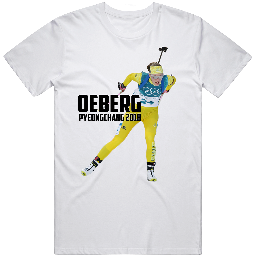 Hanna Oeberg Sweden Biathlon 2018 Olympic Athelete Fan T Shirt Hanna Oeberg Sweden Biathlon 2018 Olympic Athelete Fan T Shirt
