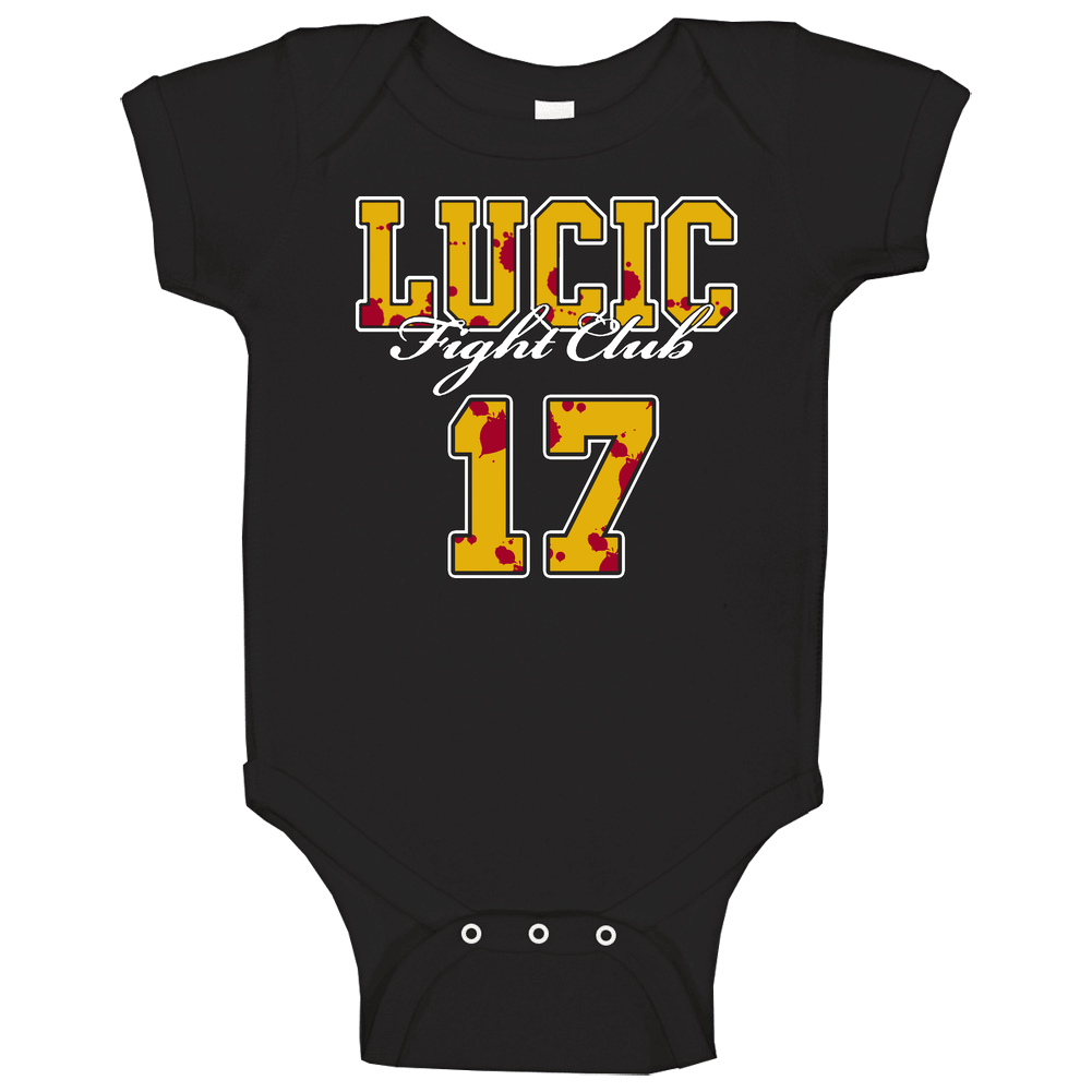 Milan Lucic Fight Club Hockey Playoffs Baby One Piece Milan Lucic Fight Club Hockey Playoffs Baby One Piece