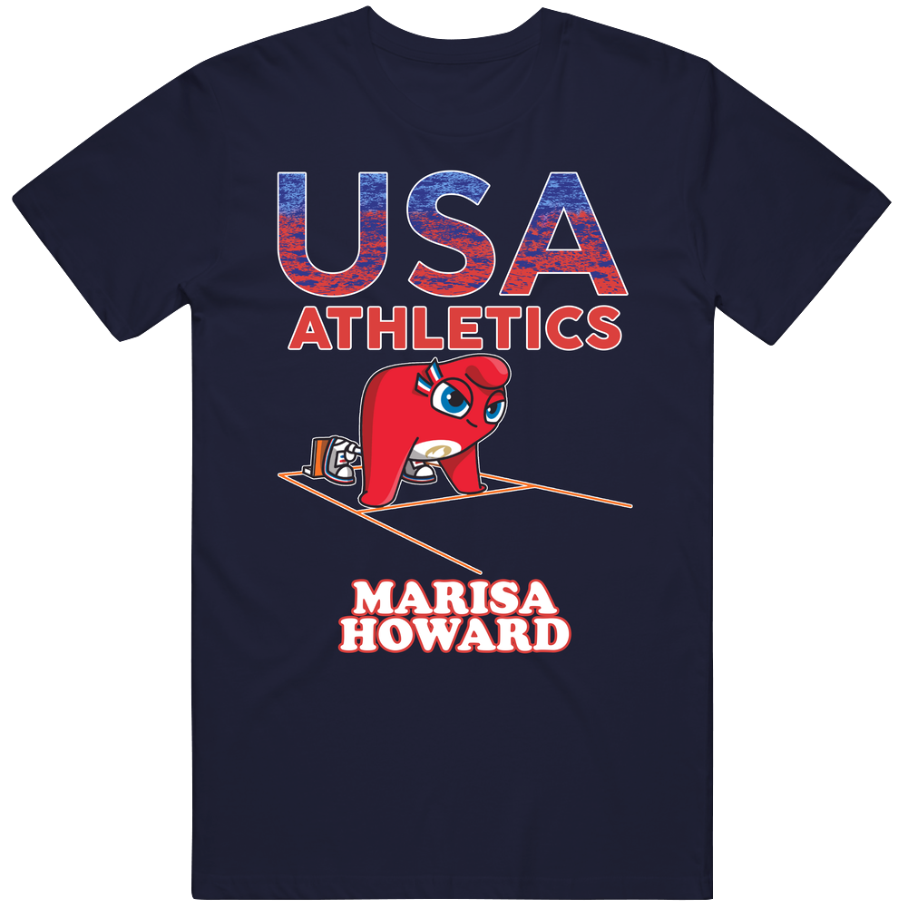 Marisa Howard Team Usa Athletics Paris 2024 Fan T Shirt