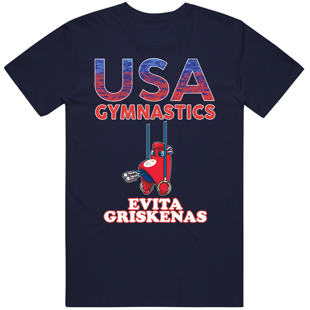 Evita Griskenas Team Usa Gymnastics Paris 2024 Fan T Shirt