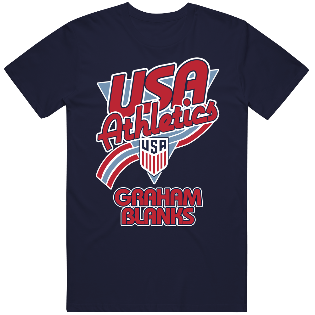 Graham Blanks Team Usa Athletics Paris 2024 T Shirt
