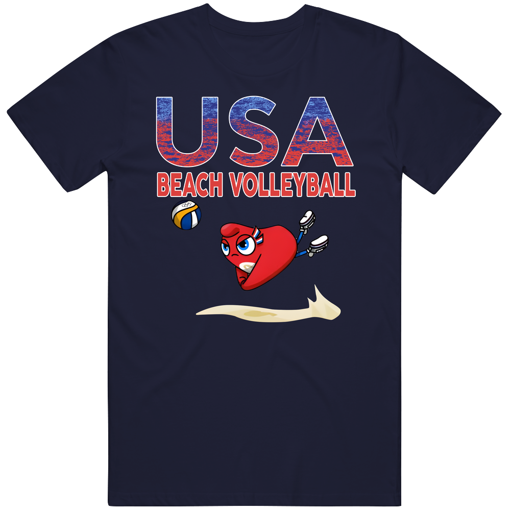 Team Usa Beach Volleyball Paris 2024 Sports T Shirt
