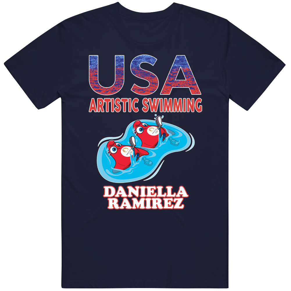 Daniella Ramirez Team Usa Artistic Swimming Paris 2024 Sports T Shirt