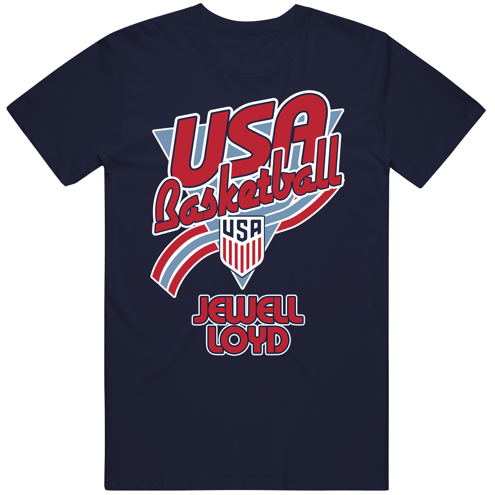 Jewell Loyd Team Usa Basketball Paris 2024 T Shirt