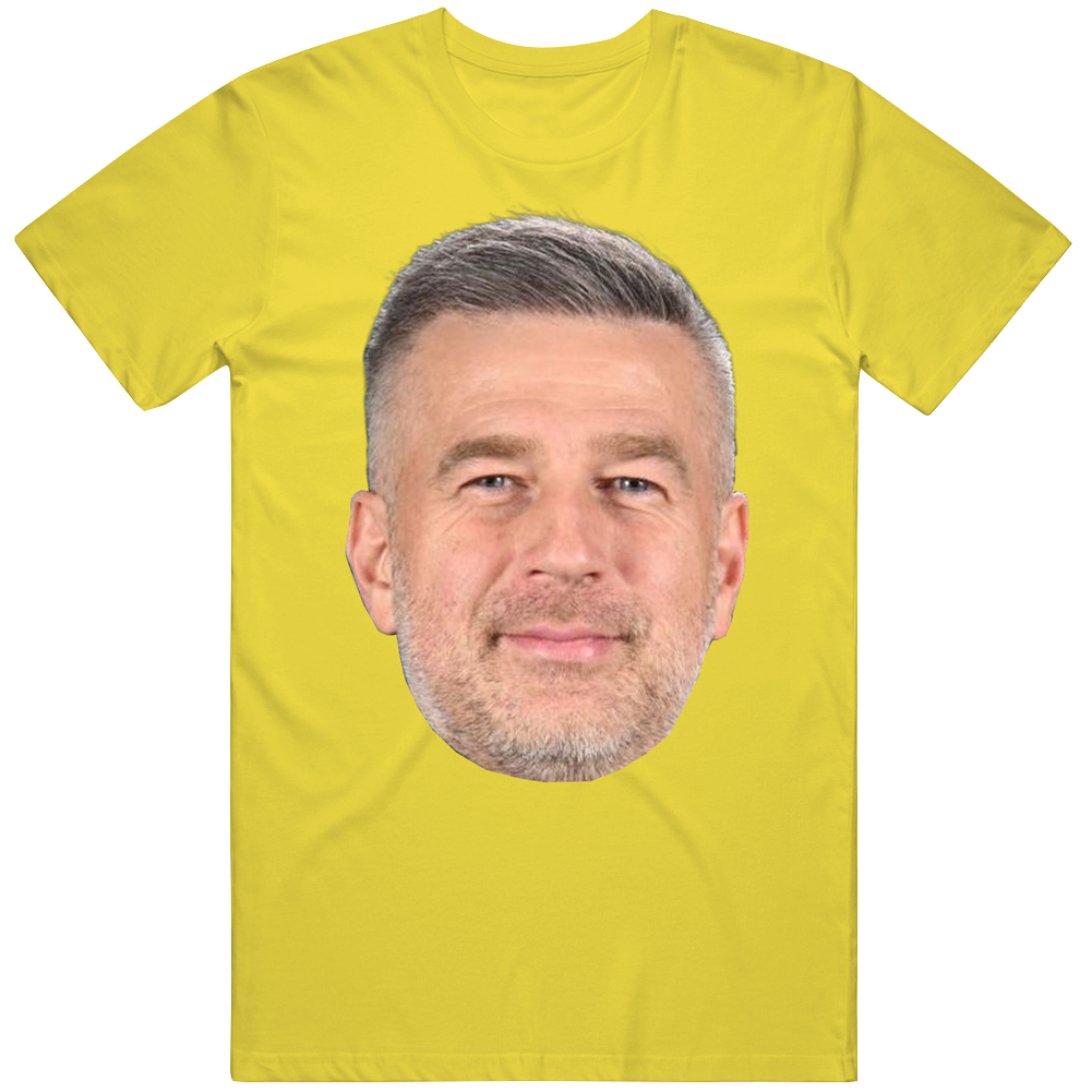 Edward Iordanescu Romania Coach Big Head T Shirt Edward Iordanescu Romania Coach Big Head T Shirt