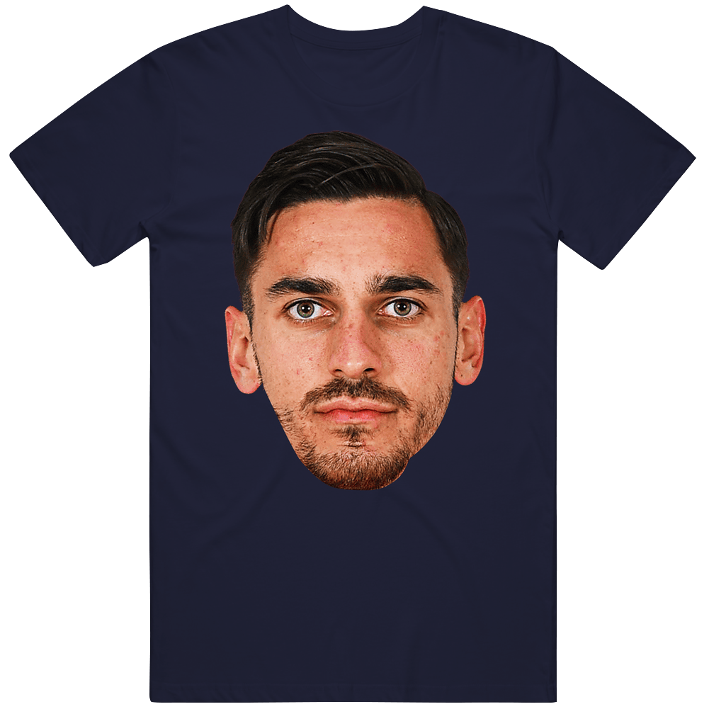 Alex Meret Italy Big Head T Shirt