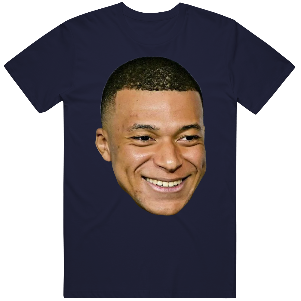 Kylian Mbappe France Big Head T Shirt Kylian Mbappe France Big Head T Shirt