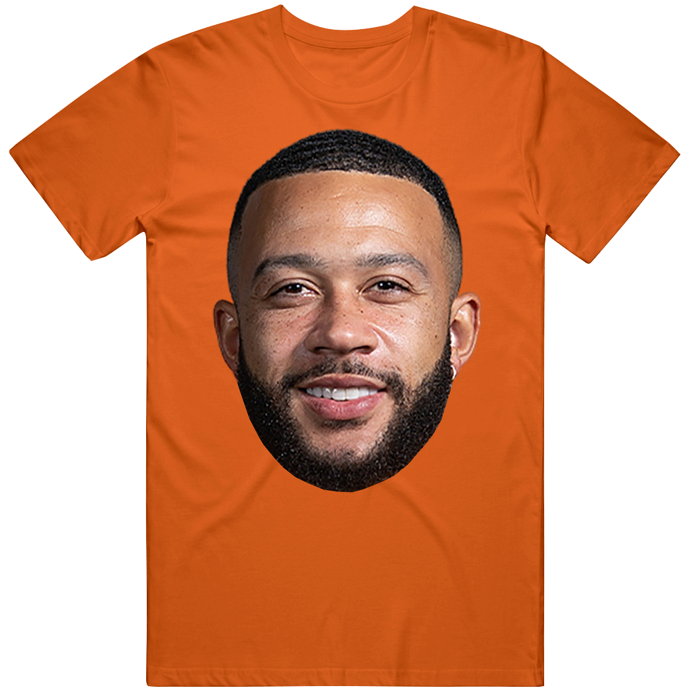 Memphis Depay Netherlands Big Head T Shirt Memphis Depay Netherlands Big Head T Shirt