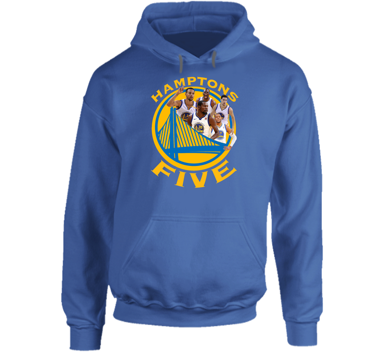 Golden State Hamptons Five Basketball Curry Green Durant Thompson Iguodala Mashup Fan Hoodie Golden State Hamptons Five Basketball Curry Green Durant Thompson Iguodala Mashup Fan Hoodie