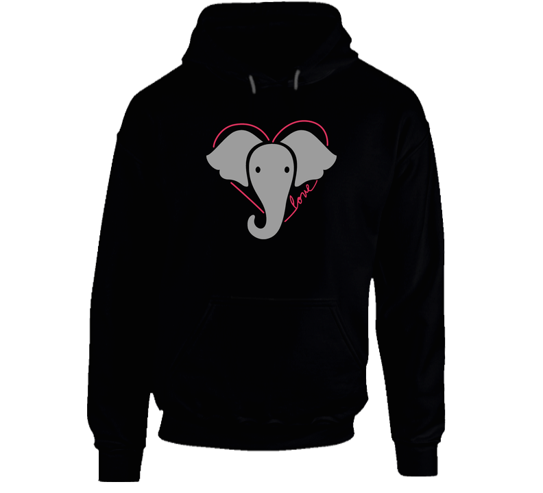 Save The Animals Love Heart Animal Rights Hoodie