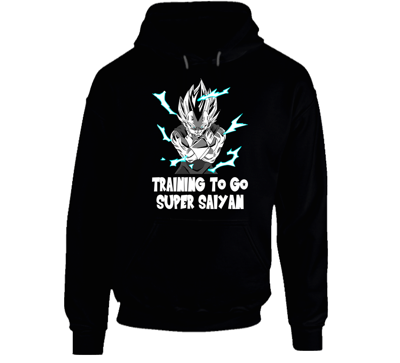 Training Sp Saiyan Vegeta 2 Black Hoodie