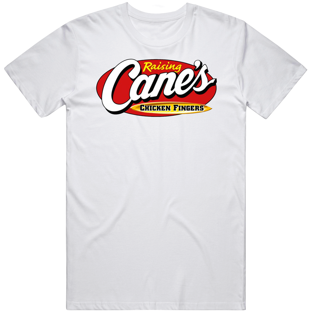Raising Cane's Chicken Fingers Frisco Texas Restaurant Retro Graphic Unisex Cotton White Classic T Shirt