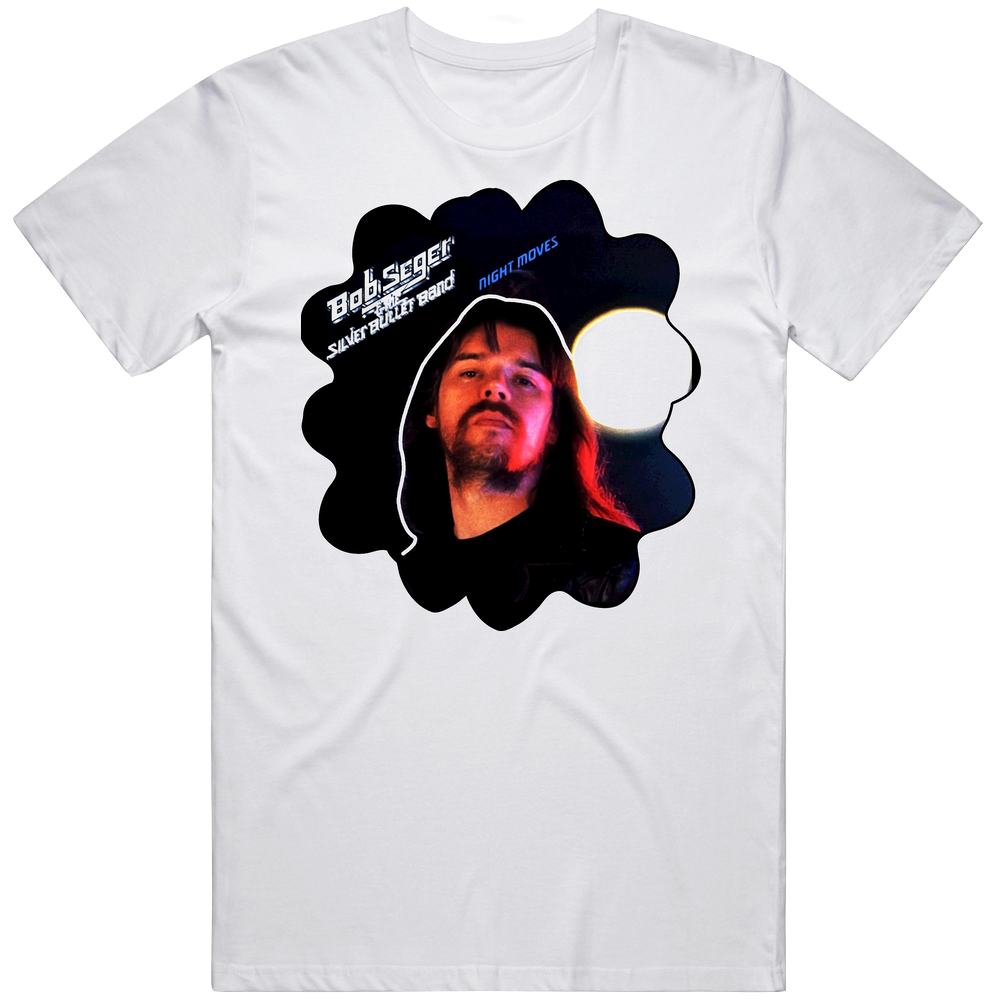 Bob Seger Night Moves Retro Graphic Unisex Cotton White Classic T Shirt