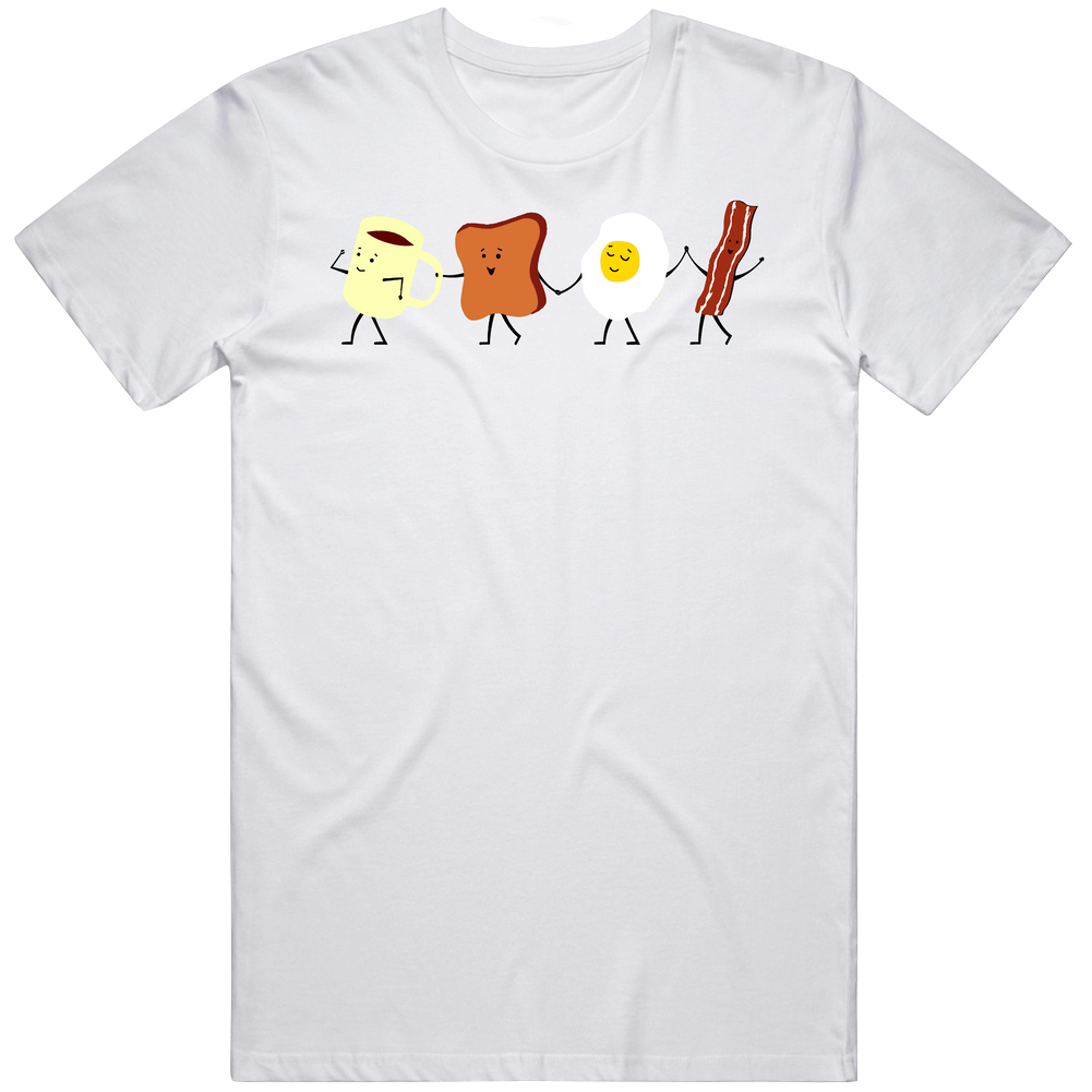 Coffee Toast Egg Bacon T Shirt