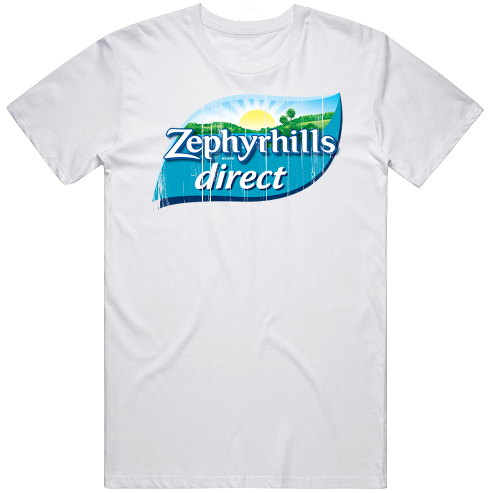 Zephyrhills Direct Logo Popular Water Brand Drink Gift T Shirt