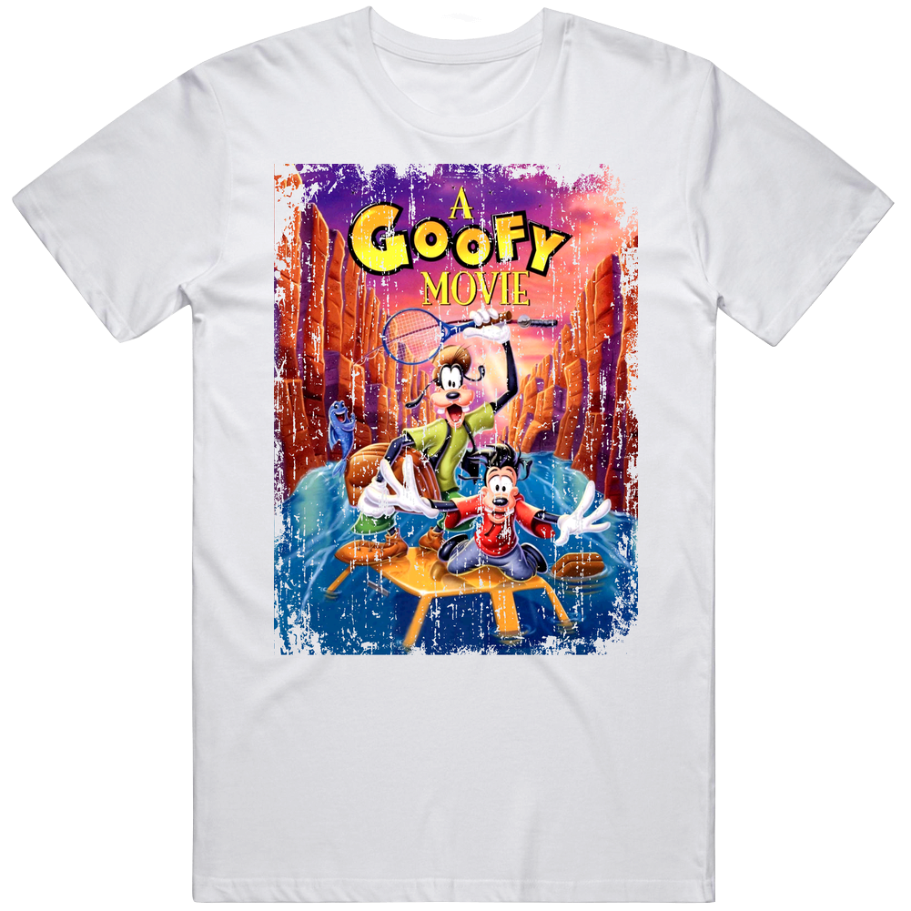 A Goofy Movie  Comedy Film Poster Aged Look T Shirt